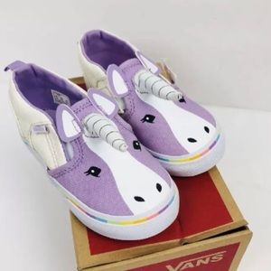 NEW Vans Unicorn Toddler Girls Slip On Shoes - 8.5